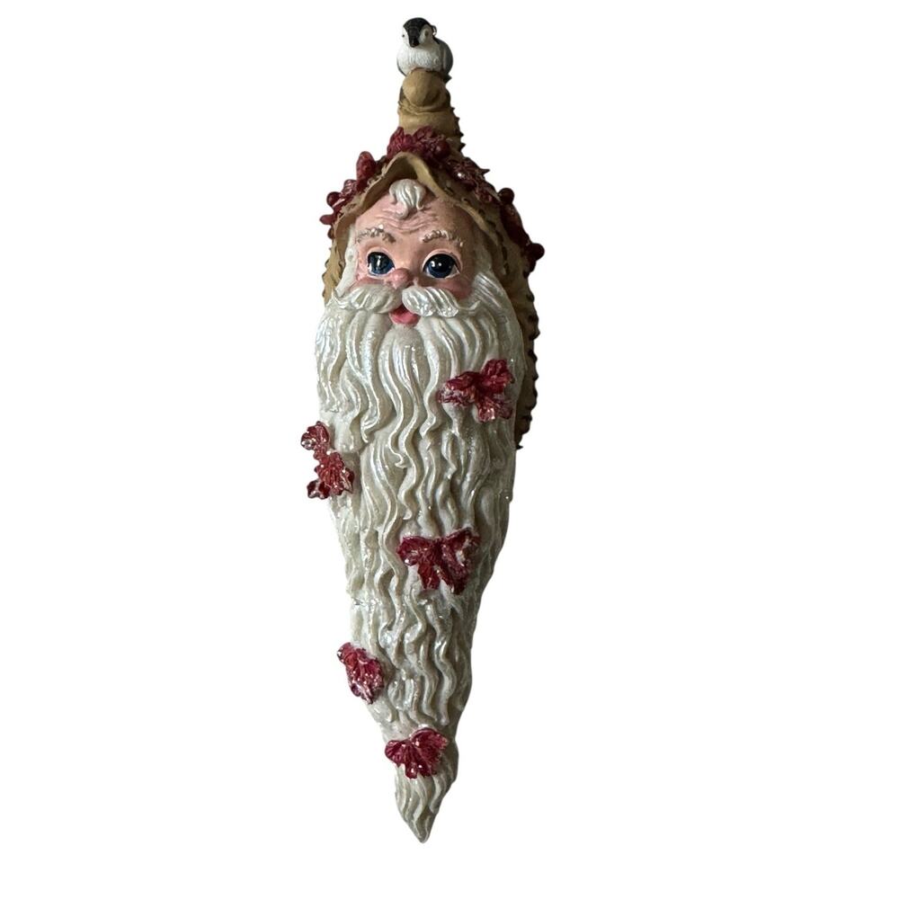 Christopher Radko Christmas Holiday Ornament Santa ‘Cicle Woodland Winds Cottage